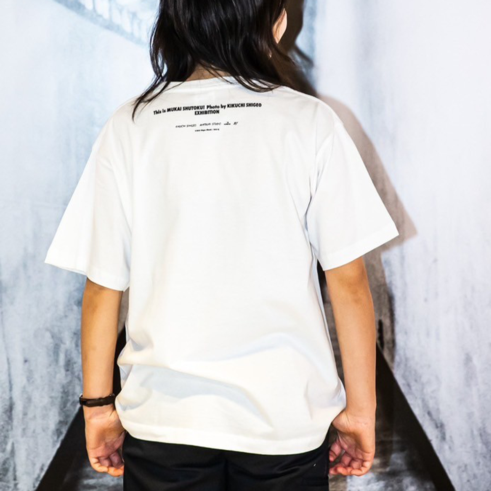 THIS IS 向井秀徳 ! PHOTO BY 菊池茂夫」ロゴTシャツ (白) | BJ