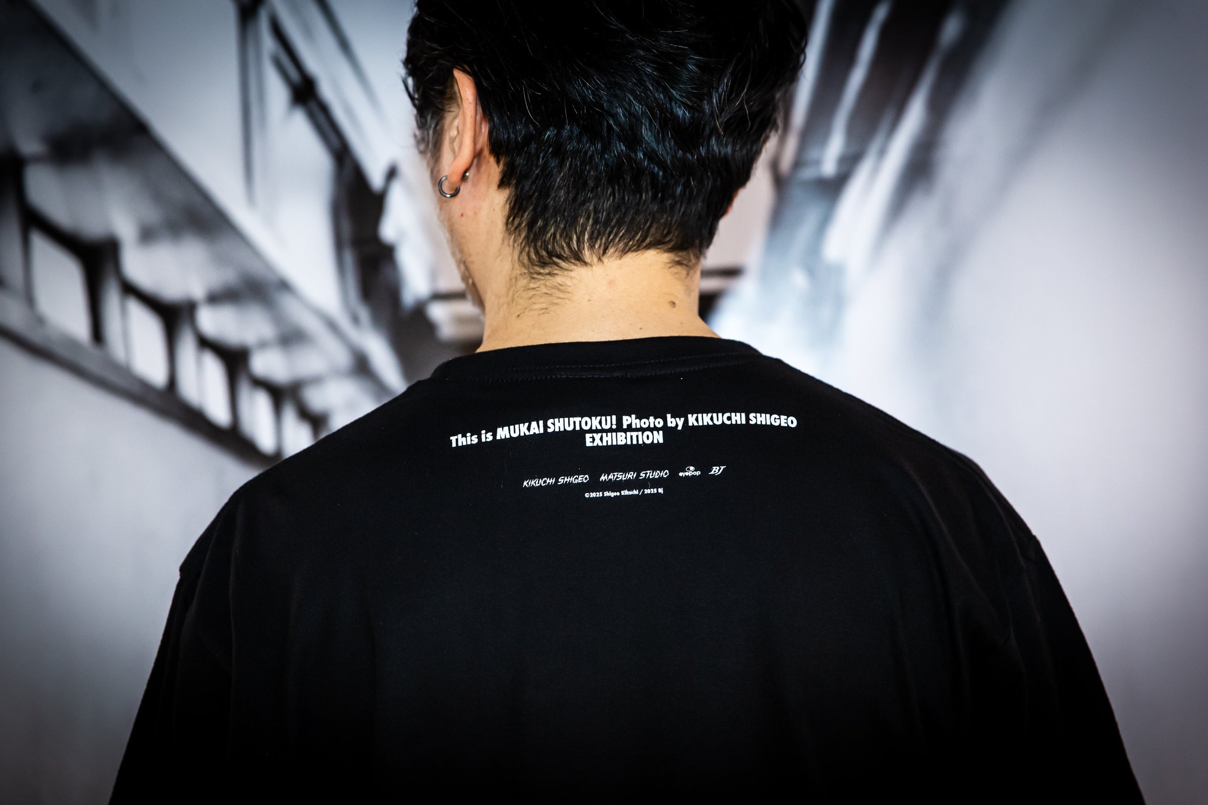 THIS IS 向井秀徳 ! PHOTO BY 菊池茂夫」フォトTシャツ(鉄砲玉) | BJ