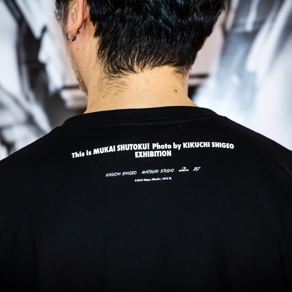 THIS IS 向井秀徳 ! PHOTO BY 菊池茂夫」フォトTシャツ(裏表紙ver.) | BJ